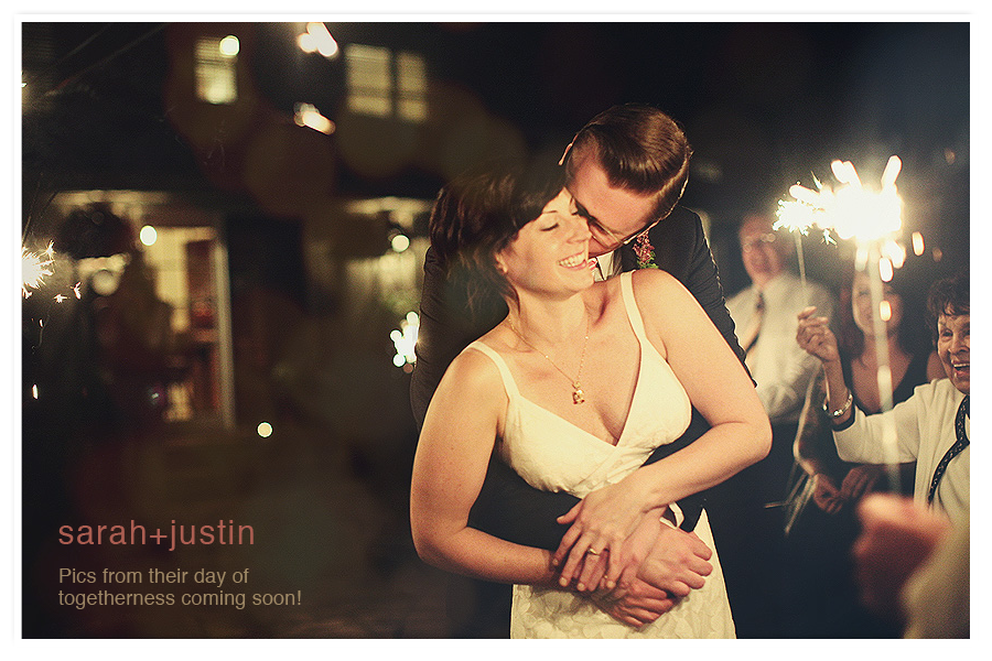 Sarah Justin1 Sarah + Justin Backyard Wedding Peek photo