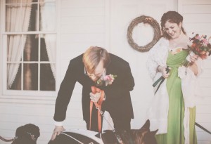 Bohemian Elope 2078 300x205 Bridget + Dan, Eloped Near a Barn photo